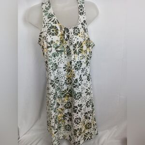 AVENTURA Organic Cotton Floral Sleeveless Dress Summer Cottagecore(#886)